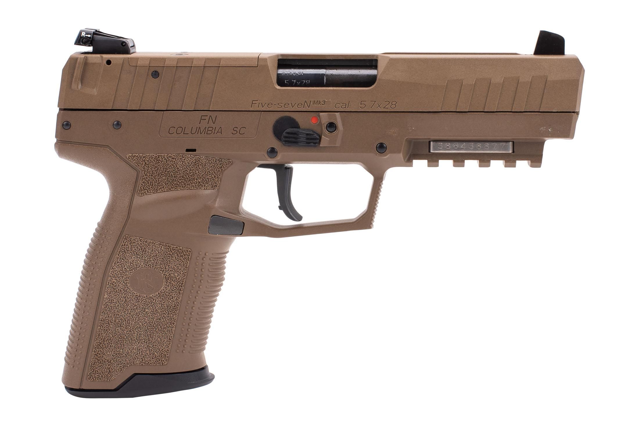 FN Five-Seven MRD Pistol with Adjustable Sights - FDE - 20 Round